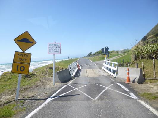 Road Restrictions up to the East Cape Lighthouse